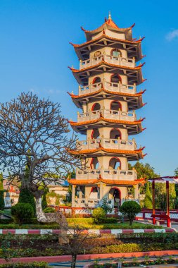 Pyin Oo Lwin Çin tapınağı Chan Tak Pagoda, Myanmar