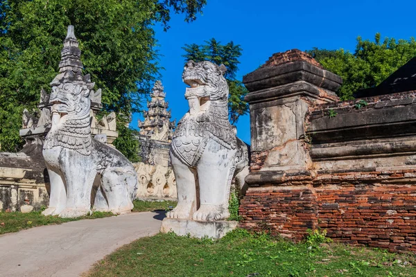 Tor Zum Maha Aungmye Bonzan Kloster Der Antiken Stadt Inwa — Stockfoto