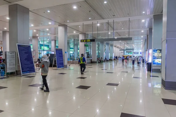 Yangon Myanmar Ноября 2016 Года Интерьер Международного Аэропорта Янгон Мьянма — стоковое фото