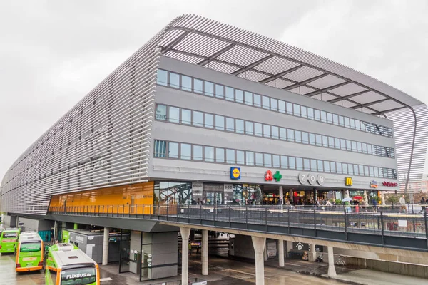 德国慕尼黑 2016年9月17日 建设Zentraler Omnibusbahnhof Muenchen 慕尼黑中央巴士站 — 图库照片
