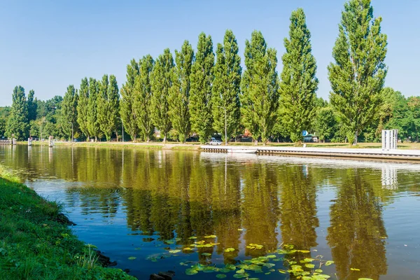 Labe Elba Río Brandys Nad Labem Stara Boleslav Ciudad Chequia — Foto de Stock