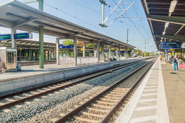 Erlangen Allemagne Septembre 2016 Vue Gare Erlangen Allemagne — Photo