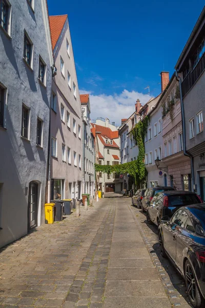 Augsburg Deutschland September 2016 Enge Gasse Der Augsburger Altstadt — Stockfoto