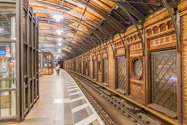 Berlín Alemania Julio 2017 Vista Estación Bahn Berlín Sistema Ferroviario — Foto de Stock