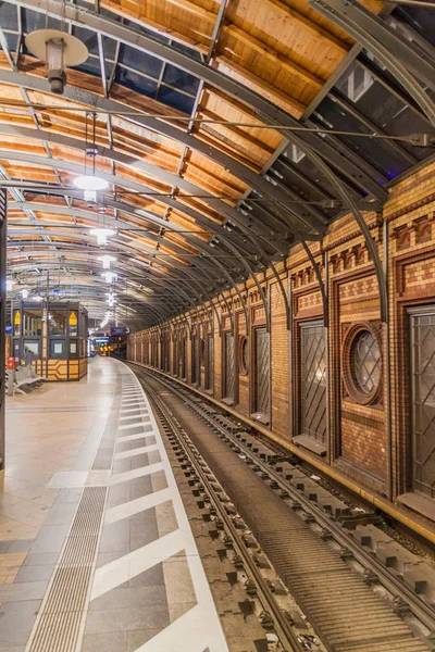 Estación Bahn Sistema Ferroviario Tránsito Rápido Berlín Hackescher Markt Alemania — Foto de Stock