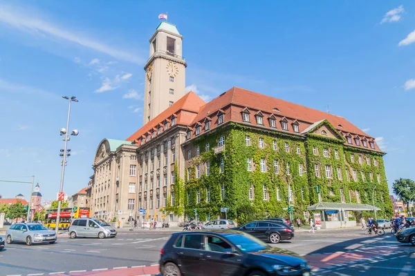 Berlin Almanya Ağustos 2017 Berlin Deki Spandau Belediye Binasının Görünümü — Stok fotoğraf