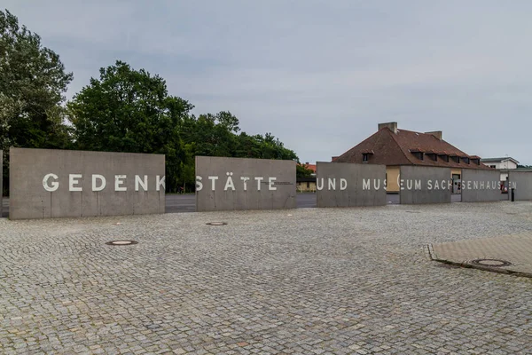 Sachsenhausen Almanya Ağustos 2017 Sachsenhausen Toplama Kampı Anıtı — Stok fotoğraf