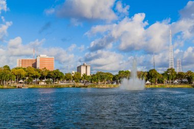 Joao Pessoa, Brezilya'da Lagoa (Laguna) görünümü