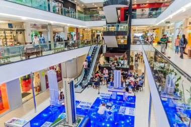 Joao Pessoa, Brezilya - 15 Ekim 2016: Mag alışveriş merkezi, Joao Pessoa, Brezilya