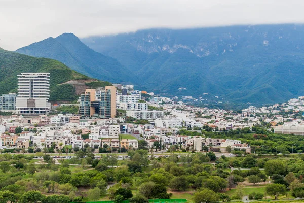 Vista Suburbios Monterrey México — Foto de Stock