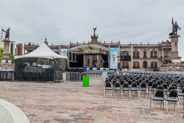 Monterrey Mexico October 2016 Palace Museum Stage Lucia Festival Macroplaza — Stock Photo, Image
