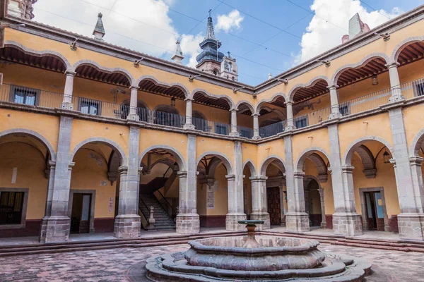 Kreuzgang Der Kirche Templo Santa Rosa Viterbo Queretaro Mexiko — Stockfoto