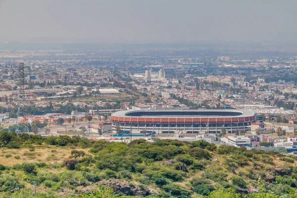 Skyline Queretaro Con Stadio Corregidora Messico — Foto Stock