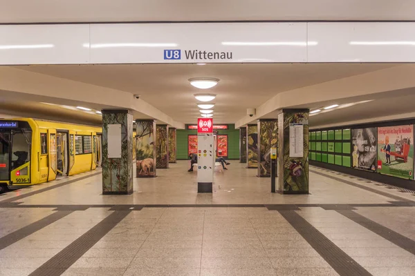 Berlim Alemanha Setembro 2017 Vista Estação Metro Wittenau Bahn Berlim — Fotografia de Stock
