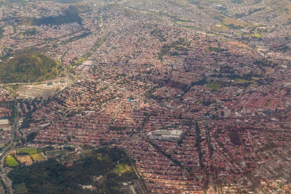 Вид Воздуха Сьюдад Мексико Мехико — стоковое фото