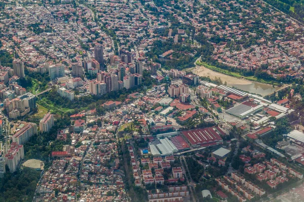 Widok Lotu Ptaka Ciudad Mexico Mexico City — Zdjęcie stockowe