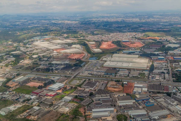 Aerial View Sao Paulo Suburbs Brazil — Stock Photo, Image