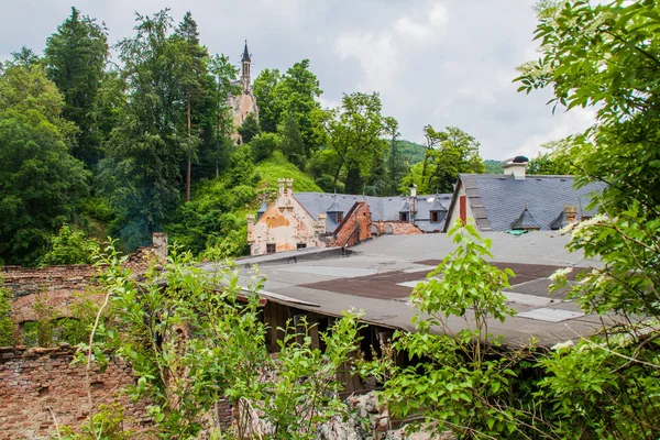 捷克共和国的霍尼赫拉德 豪恩斯坦或豪恩施泰因 城堡遗址 — 图库照片