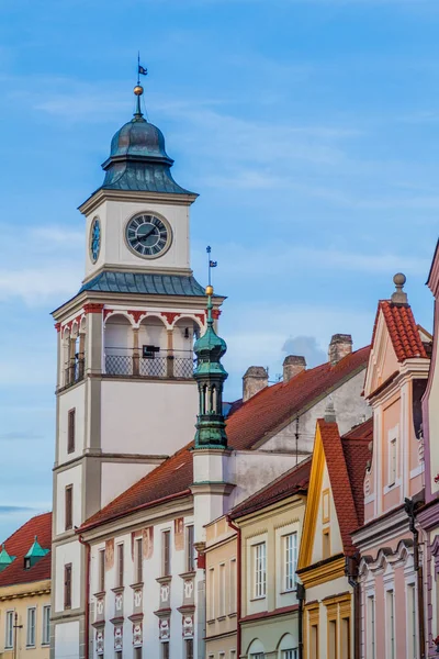 Wieża Staromiejsko Ratuszowa Trebon Republika Czeska — Zdjęcie stockowe