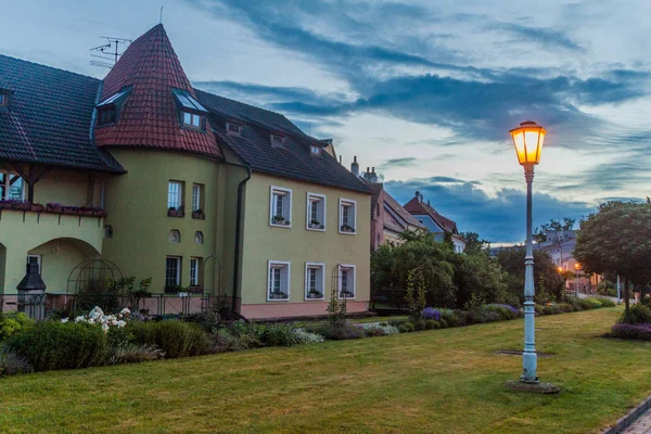 Park Ehemaligen Wassergraben Rund Die Altstadt Von Trebon Tschechische Republik — Stockfoto