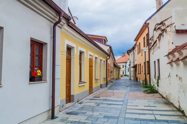 Узкая Улица Старом Городе Тршебонь Чехия — стоковое фото