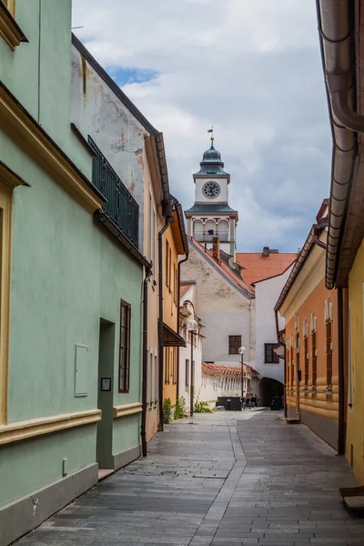 Cobbled Street Old Town Trebon — Stock Photo, Image