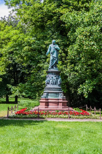 Vojtech Lanna Monumento Ceske Budejovice República Checa — Fotografia de Stock