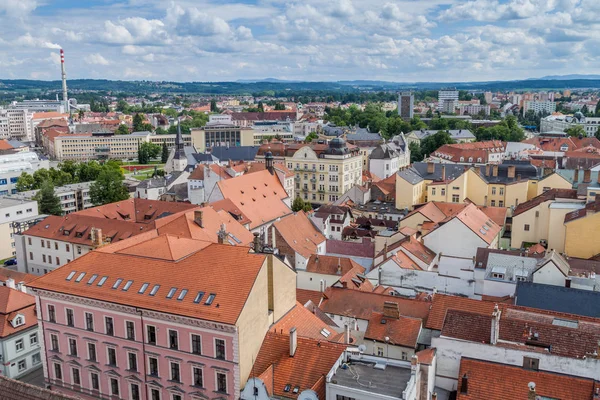 Letecký Pohled Ceske Budûjovicích Česká Republika — Stock fotografie