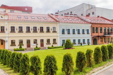 Minsk, Beyaz Rusya'nın merkezindeki binalar