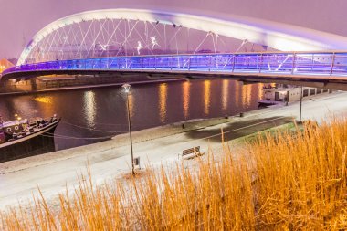 Peder Bernatka Foot Bridge, Krakow, Polonya