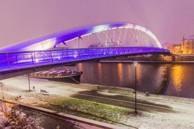 Peder Bernatka Foot Bridge, Krakow, Polonya