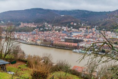 Aerial view of Heidelberg, Germany clipart