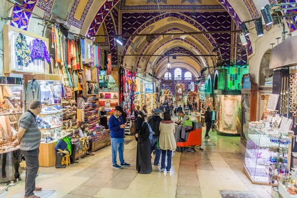 Istanbul Turecko Května 2017 Jedna Uliček Velkého Bazaru Istanbulu — Stock fotografie