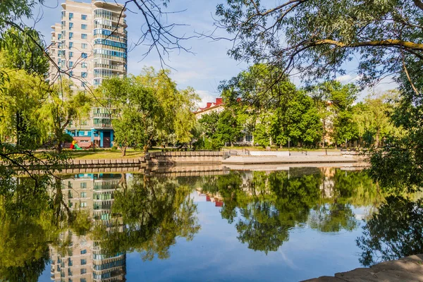 Vista Del Río Svislach Minsk Belarús —  Fotos de Stock