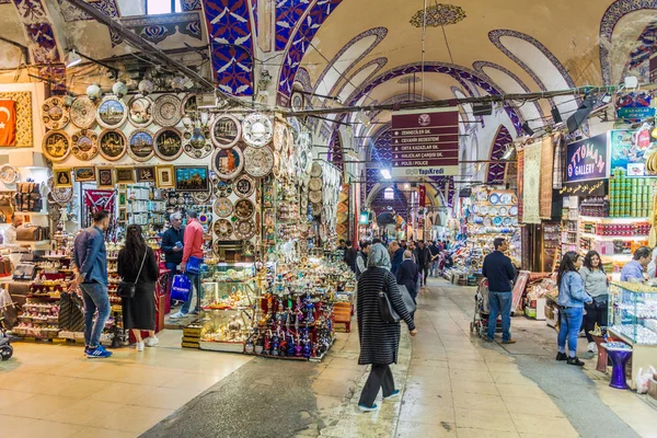 Istanbul Turecko Května 2017 Jedna Uliček Velkého Bazaru Istanbulu — Stock fotografie