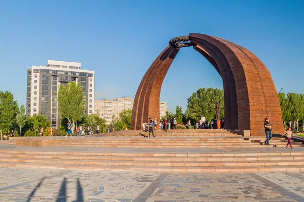 Bishkek Kyrgyzstan Mayo 2017 Monumento Victoria Durante Las Celebraciones Del — Foto de Stock