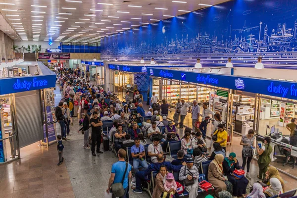 Bishkek Kyrgyzstan May 2017 Interior Manas International Airport Bishkek — стоковое фото