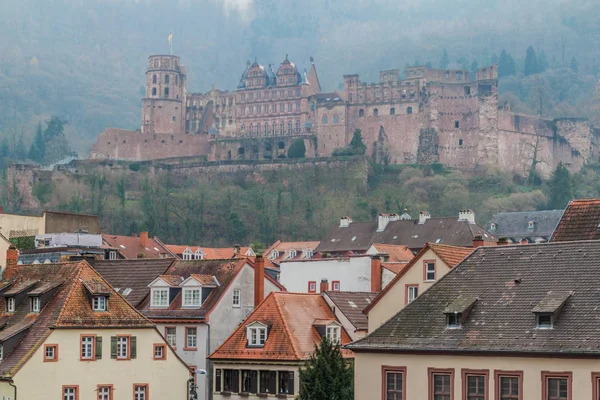 Vue Château Heidelberg Allemagne — Photo