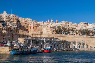 Bir Valletta, Malta başkenti manzarası