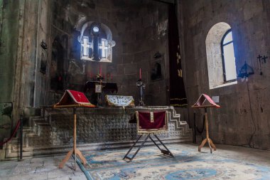 Tatev, Ermenistan - 8 Temmuz 2017: Tatev Manastırı, Ermenistan Kilisesi