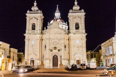 Victoria 'daki Aziz George Bazilikası, Gozo Adası, Malta