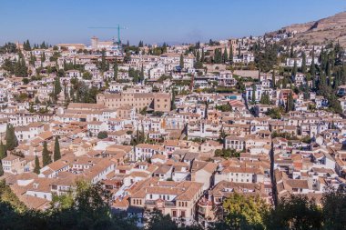 Granada, İspanya 'nın hava manzarası