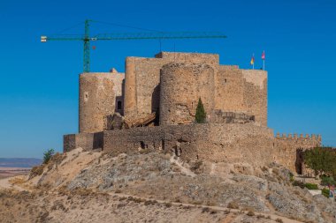 İspanya, Consuegra köyündeki şato.