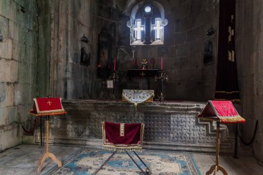 Tatev, Ermenistan - 8 Temmuz 2017: Tatev Manastırı, Ermenistan Kilisesi