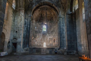 Sanahin, Ermenistan - 13 Temmuz 2017: Ermenistan 'daki Sanahin Manastırı