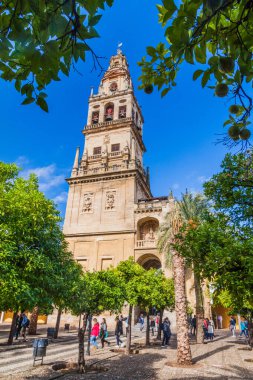 Cordoba, İspanya - 4 Kasım 2017: Cordoba, İspanya Camii İçişleri