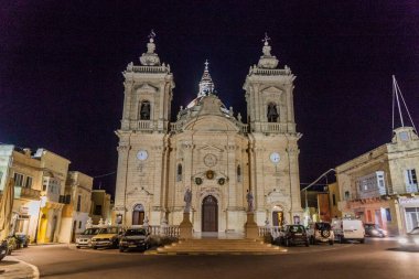 Victoria 'daki Aziz George Bazilikası, Gozo Adası, Malta