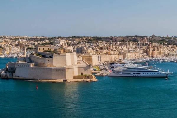 Fort Angelo Birgu Stad Malta — Stockfoto