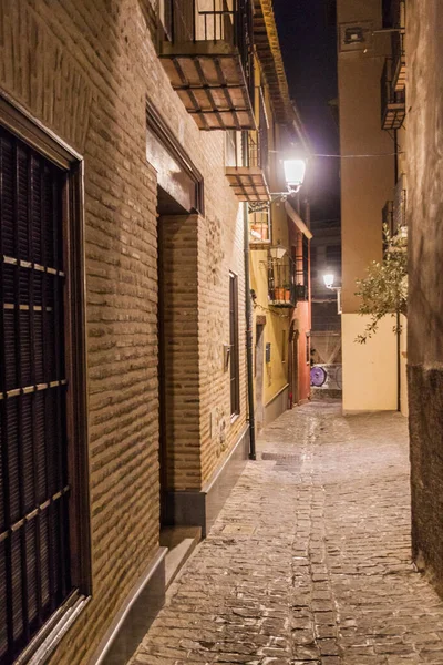 Callejón Estrecho Centro Granada España — Foto de Stock