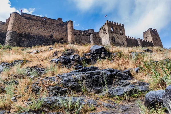 Fortaleza Khertvisi Una Las Fortalezas Más Antiguas Georgia — Foto de Stock